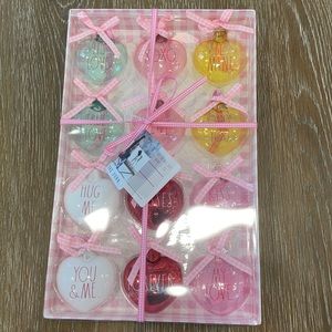 Brand New Rae Dunn Valentine Ornaments
